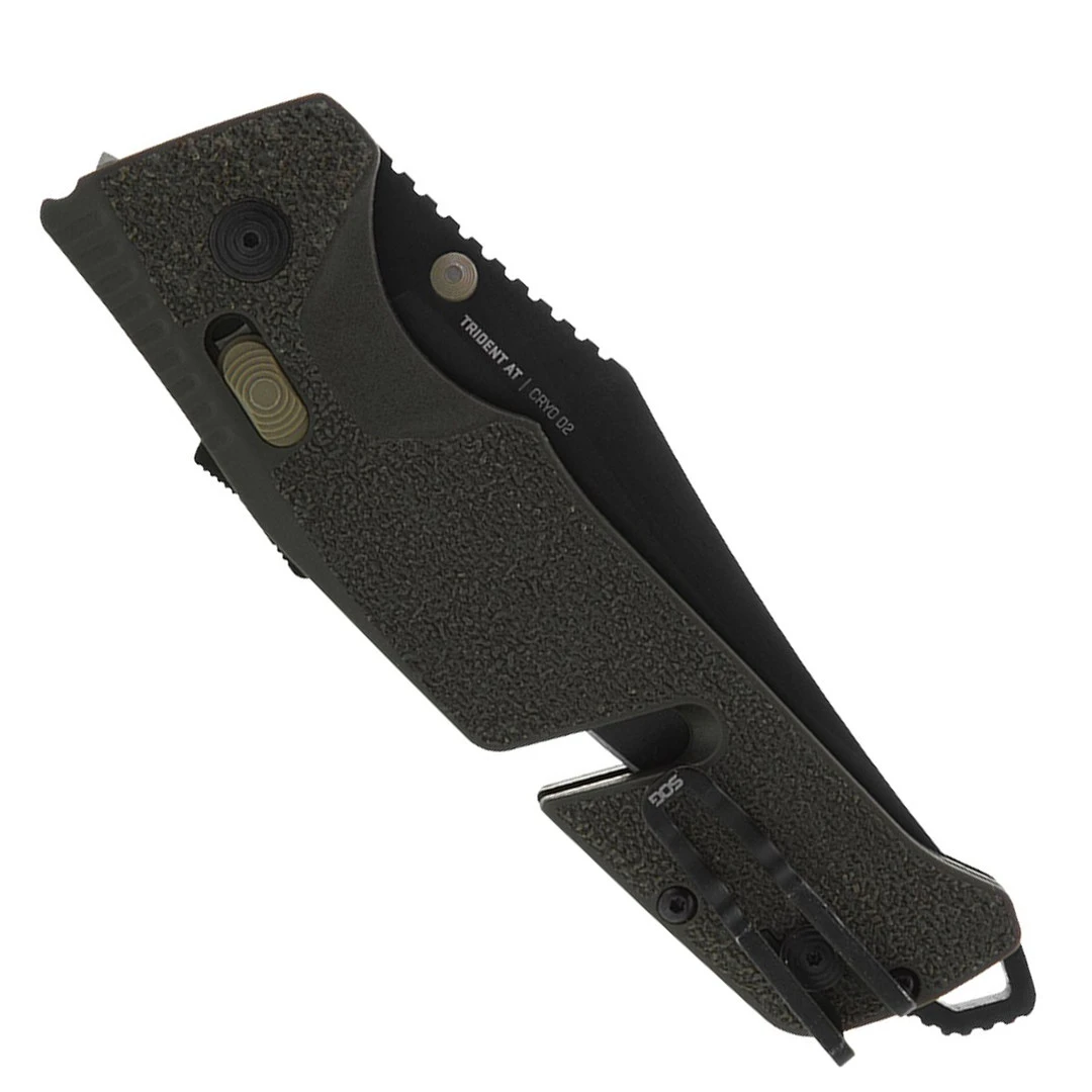SOG Trident AT Olive Drab Folding Knife 2 SOG Trident AT Olive Drab Folding Knife - Image 2