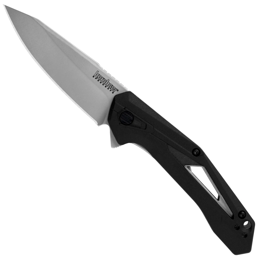 Kershaw Airlock Spring Assist Knife, Bead Blast Blade 1 Kershaw Airlock Spring Assist Knife, Bead Blast Blade