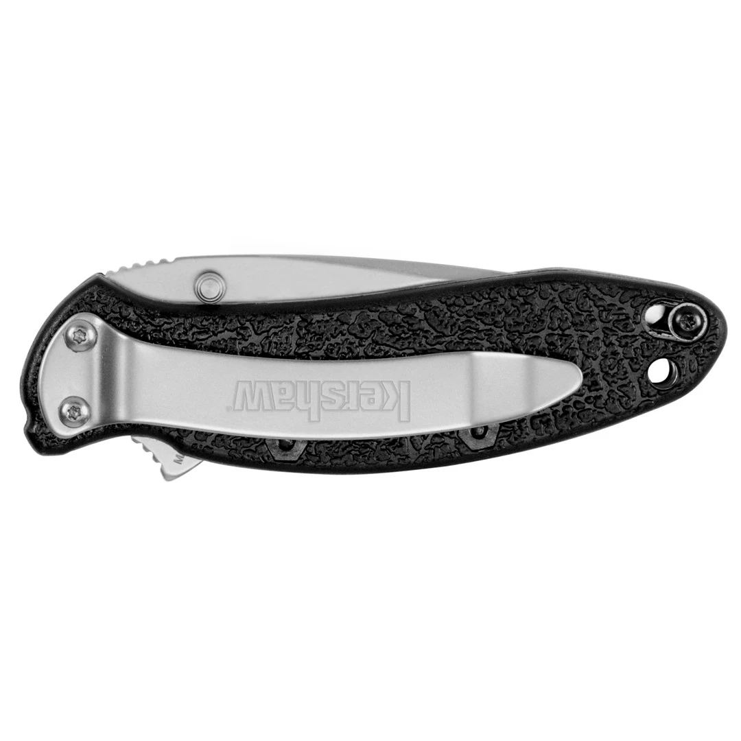 Kershaw Scallion Assist Open Knife, Part Serrated, 1620ST 2 Kershaw Scallion Assist Open Knife, Part Serrated, 1620ST - Image 2