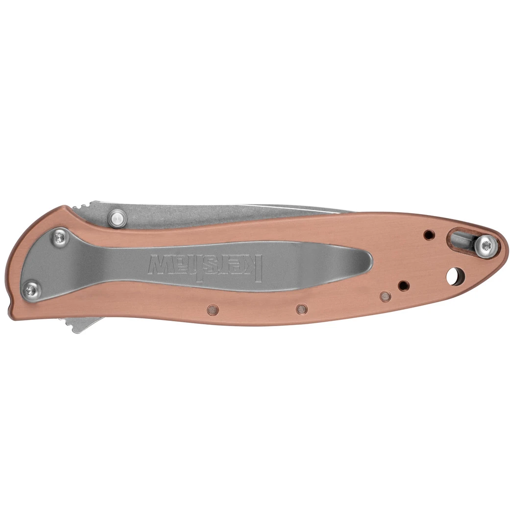 Kershaw Leek Copper Spring Assist Knife, CPM-154 Blade 2 Kershaw Leek Copper Spring Assist Knife, CPM-154 Blade - Image 2