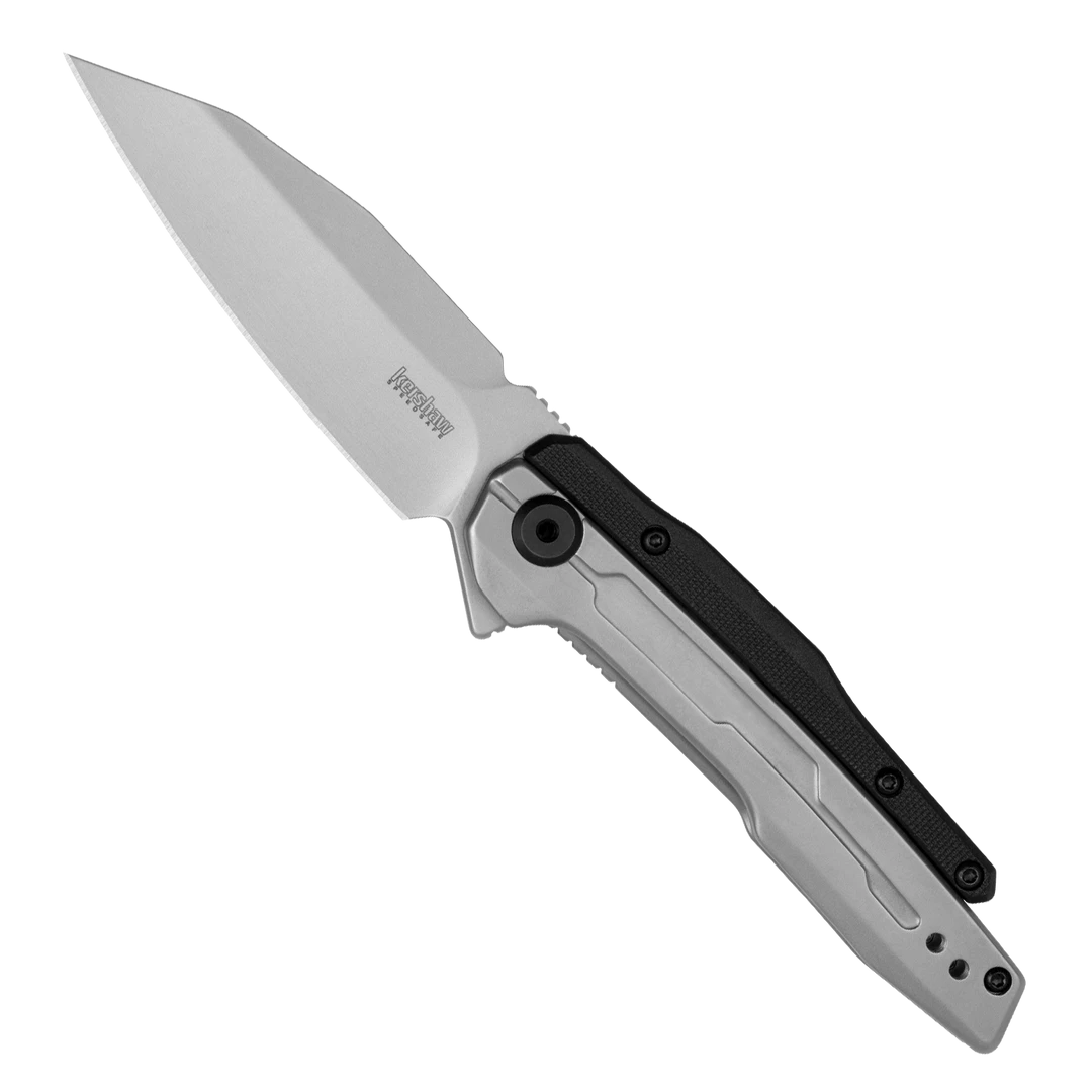 Kershaw Lithium Black GFN Reverse Tanto Spring Assisted Knife 1 Kershaw Lithium Black GFN Reverse Tanto Spring Assisted Knife