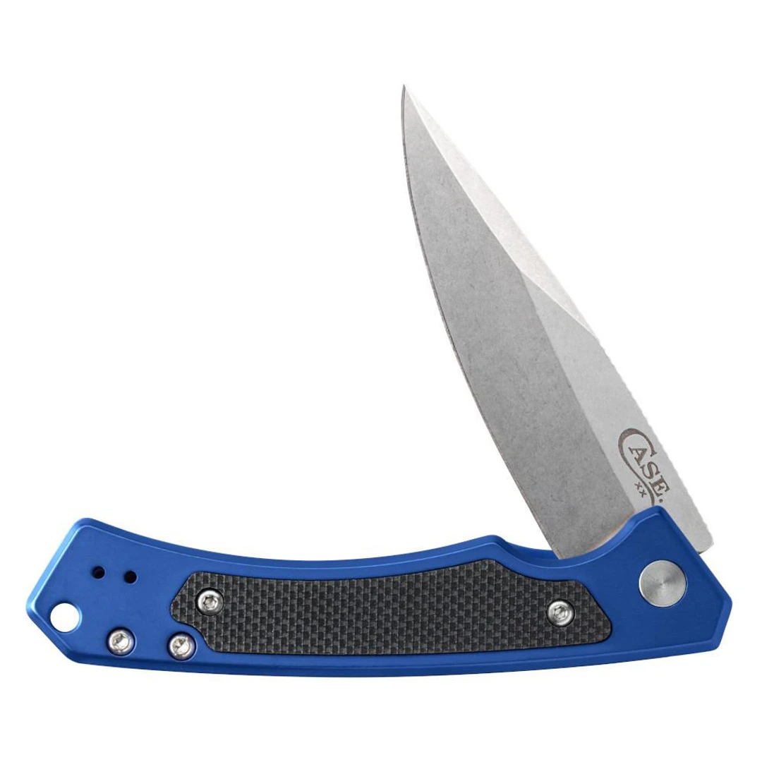 Case Blue Marilla Flipper Knife, S35VN Satin Blade 1 Case Blue Marilla Flipper Knife, S35VN Satin Blade