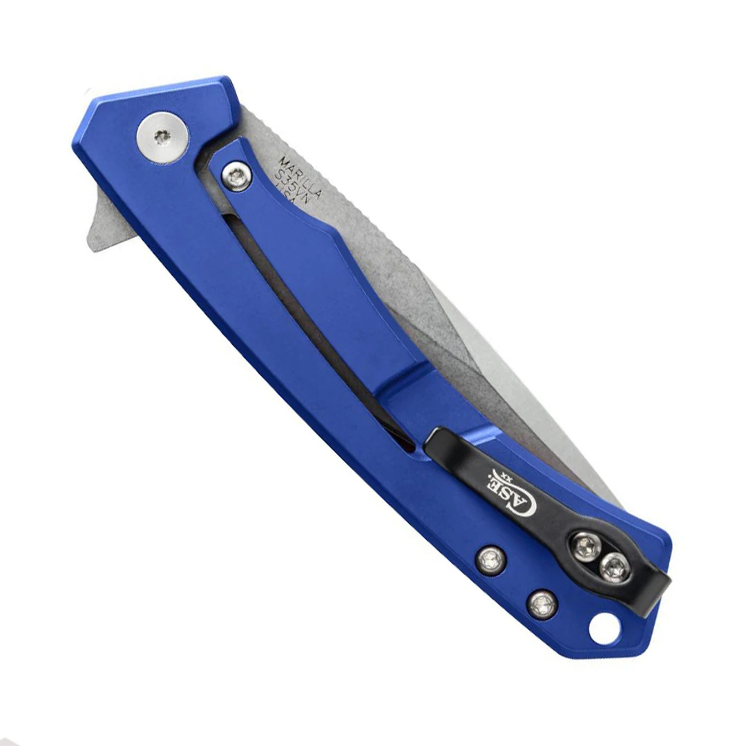 Case Blue Marilla Flipper Knife, S35VN Satin Blade 2 Case Blue Marilla Flipper Knife, S35VN Satin Blade - Image 2
