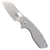 CRKT Pilar Large Stainless Steel Flipper Knife, Satin Blade