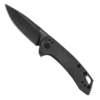 Kershaw BlackWashed Radar Assisted Flipper Knife, BlackWashed Drop Point Blade