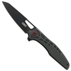 CRKT Thero Flipper Knife, Black Blade