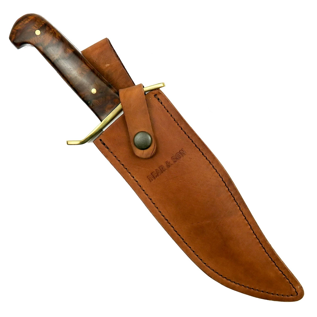 Bear & Son Cocobola Gold Rush Bowie With Leather Sheath 2 Bear & Son Cocobola Gold Rush Bowie With Leather Sheath - Image 2