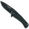 BlackFox Knives BF-746 Willumsen Flipper Knife, Black Stonewash Blade
