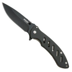 Bear Edge Brisk 1.0 Frame Lock Folder, Black Blade