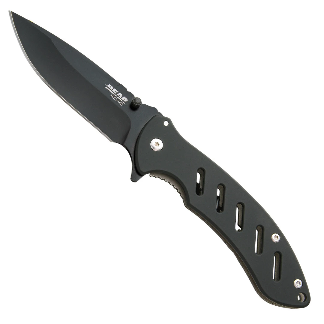 Bear Edge Brisk 1.0 Frame Lock Folder, Black Blade 1 Bear Edge Brisk 1.0 Frame Lock Folder, Black Blade