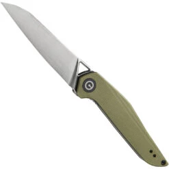 CIVIVI OD Green G10 McKenna Flipper Knife, Satin D2 Blade