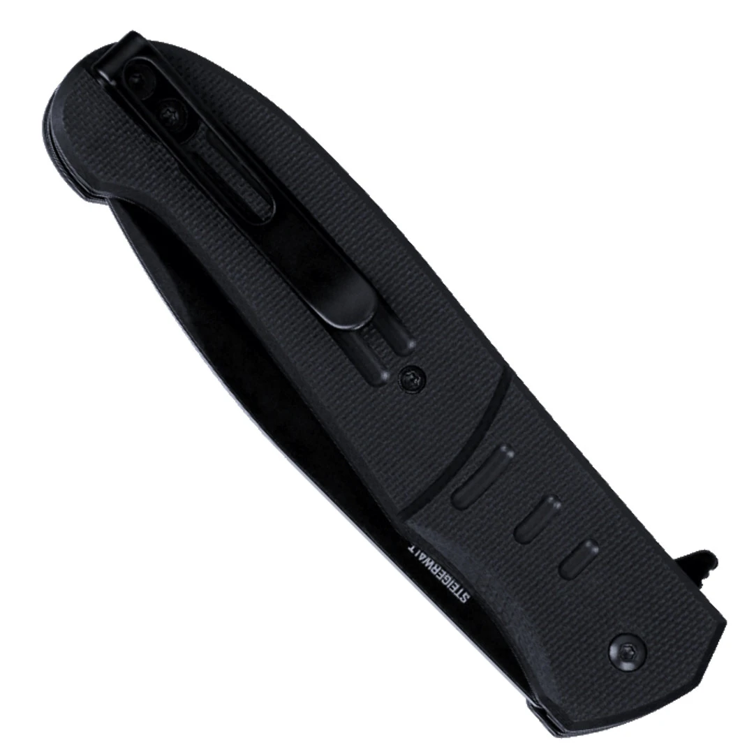 CRKT Black G10 Ignitor Assist Knife, Black Veff Blade 2 CRKT Black G10 Ignitor Assist Knife, Black Veff Blade - Image 2