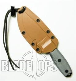 ESEE Knives RC3S Fixed Blade Knife, Black Blade, Part Serrated, Linen Micarta Handle, ESEE-3S -Knife Sales Store ESEE 3S 4 49063.1533221887