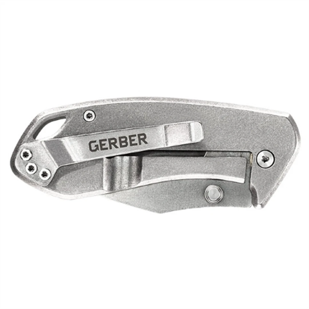 Gerber 31-003513 Sage Green Kettlebell Aluminum/Stainless Steel Folder Knife, Stonewash Blade 2 Gerber 31-003513 Sage Green Kettlebell Aluminum/Stainless Steel Folder Knife, Stonewash Blade - Image 2