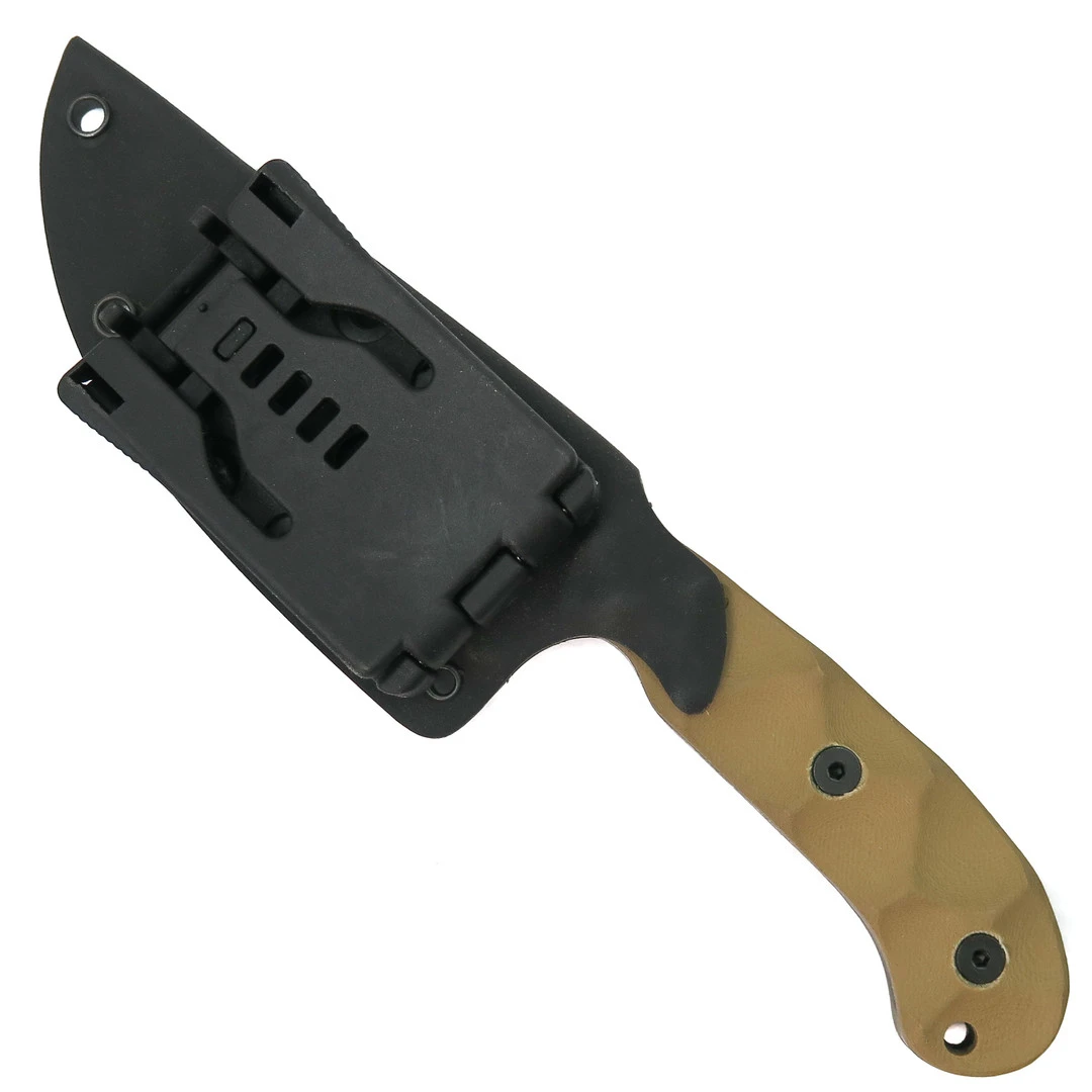 Stroup Knives GP1 Tan G10 Fixed Blade Knife 4 Stroup Knives GP1 Tan G10 Fixed Blade Knife - Image 4