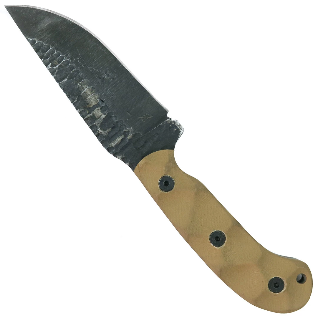 Stroup Knives GP1 Tan G10 Fixed Blade Knife 2 Stroup Knives GP1 Tan G10 Fixed Blade Knife - Image 2