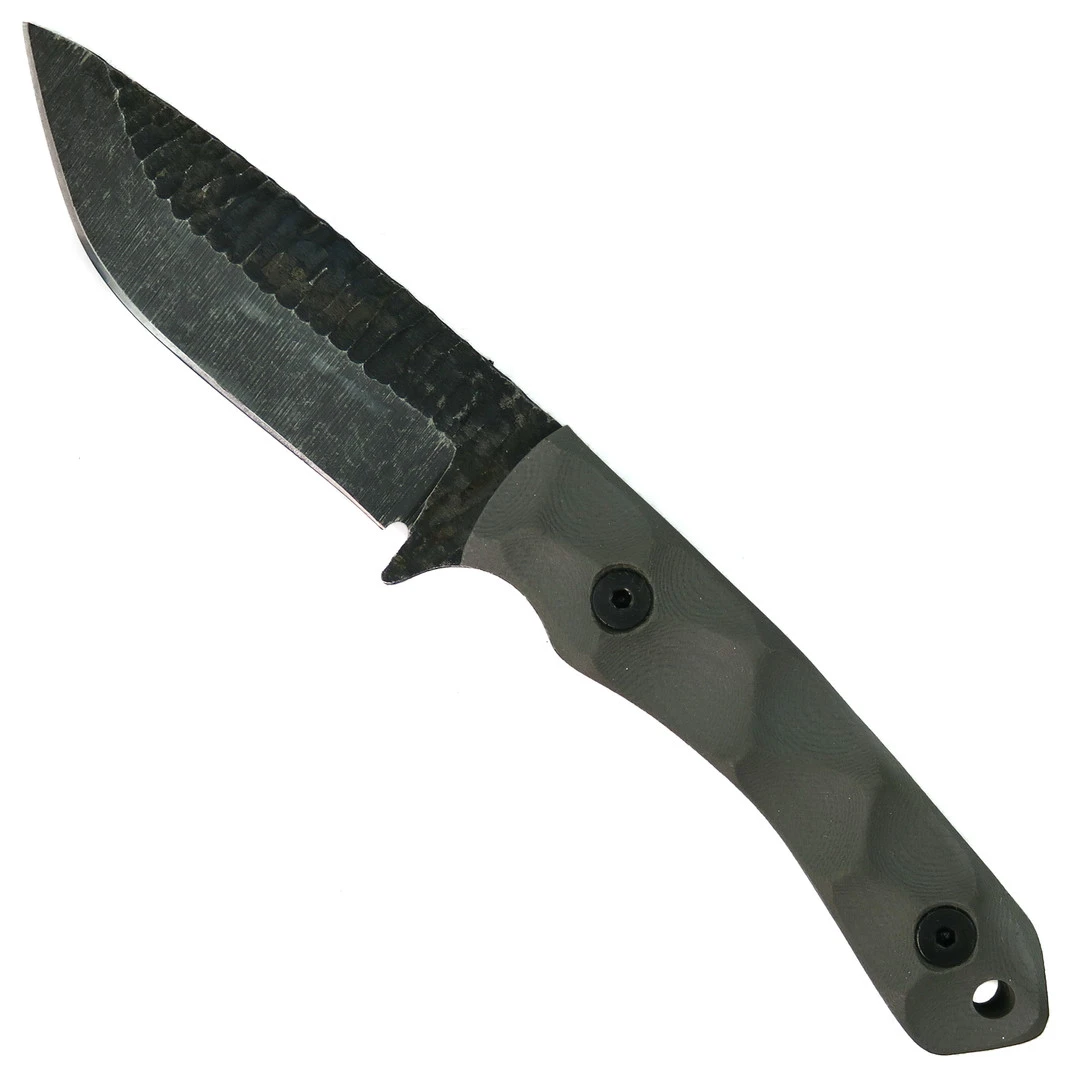 Stroup Knives GP2 Grey G10 Fixed Blade Knife 1 Stroup Knives GP2 Grey G10 Fixed Blade Knife