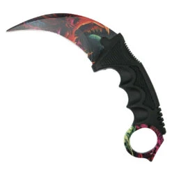 The Archimedes Claw Karambit, Red Fire Demon Blade