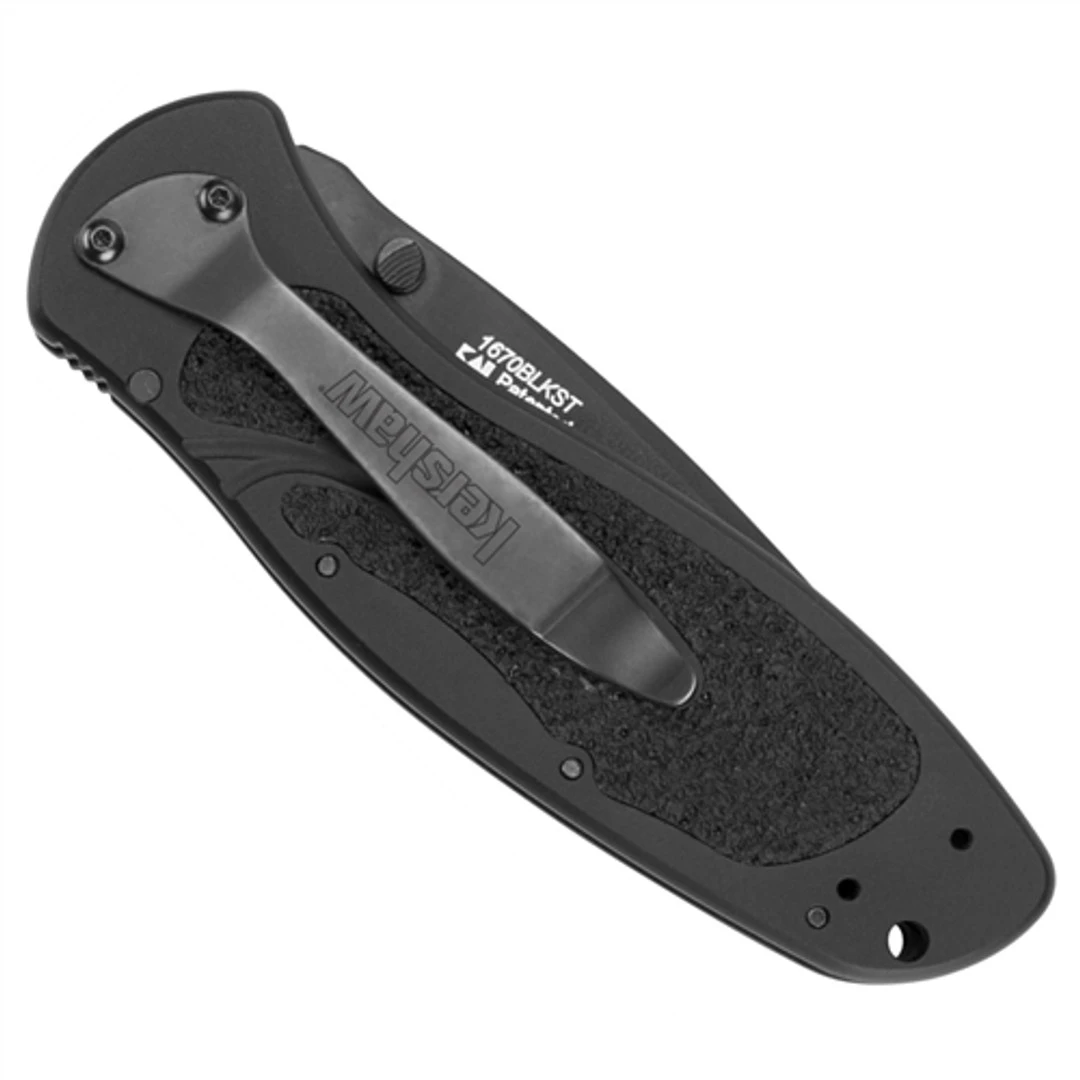 Kershaw Blur Spring Assist Knife, Black Combo Edge Blade, KS1670BLKST 2 Kershaw Blur Spring Assist Knife, Black Combo Edge Blade, KS1670BLKST - Image 2