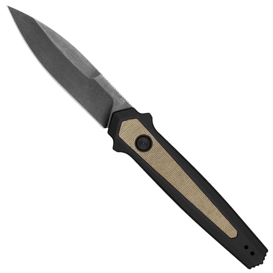 Kershaw Launch 15 Auto Knife, BlackWash MagnaCut Spear Point Blade 1 Kershaw Launch 15 Auto Knife, BlackWash MagnaCut Spear Point Blade