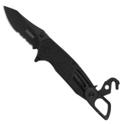 Kershaw Funxion Lightweight EMT Assist Knife, Combo Blade