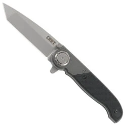 Best Seller 16 CRKT M40-02 Tanto Deadbolt Lock Flipper Knife, Bead Blast Blade