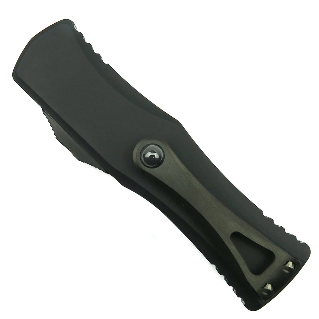 Marfione Custom Hera OTF Knife, DLC Two Tone Stonewash Dagger Blade 2 Marfione Custom Hera OTF Knife, DLC Two Tone Stonewash Dagger Blade - Image 2