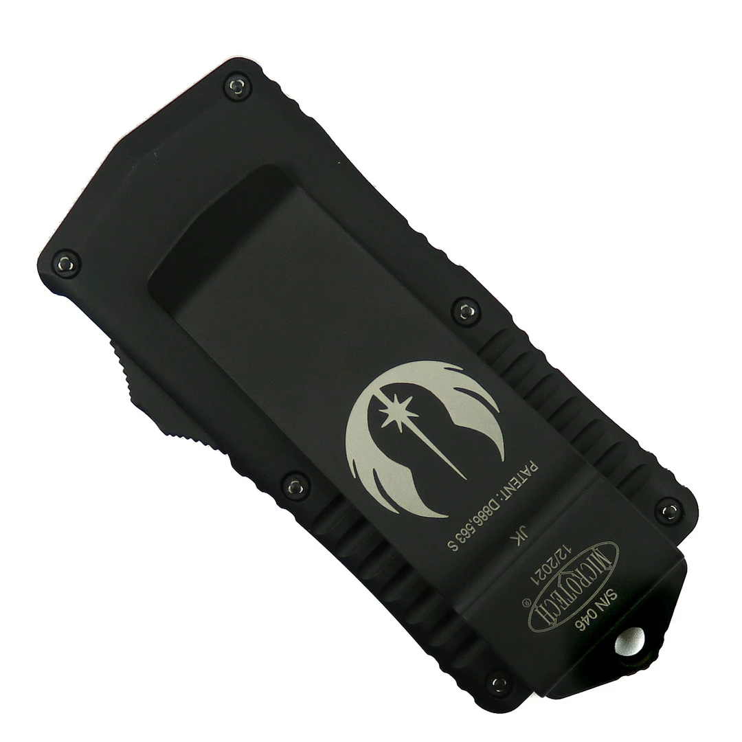 Microtech Jedi Knight Exocet OTF Auto Knife, Blue Dagger Blade 2 Microtech Jedi Knight Exocet OTF Auto Knife, Blue Dagger Blade - Image 2