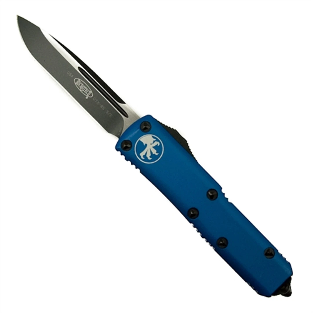 Microtech 231-1BL Blue UTX-85 S/E OTF Auto Knife, Black Blade 1 Microtech 231-1BL Blue UTX-85 S/E OTF Auto Knife, Black Blade
