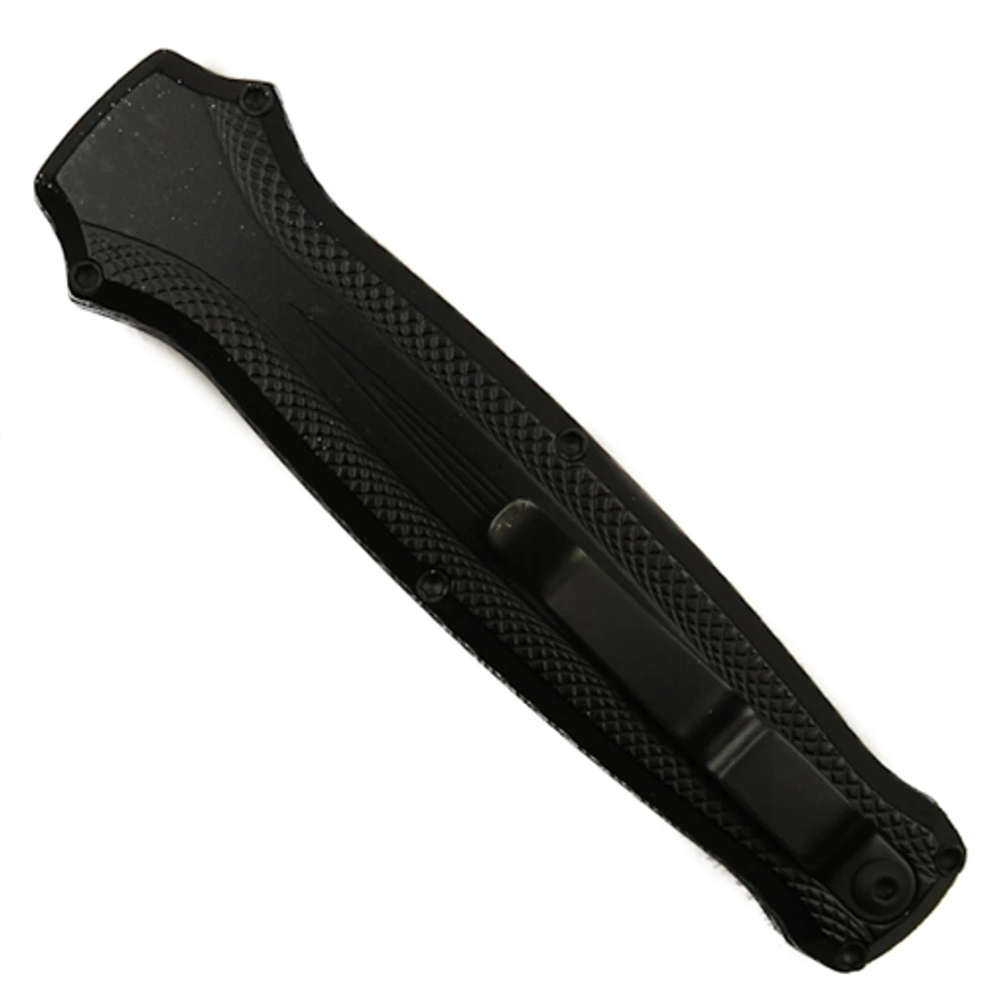 Piranha P-19BKT Rated-R OTF Auto Knife, 154CM Black Blade 2 Piranha P-19BKT Rated-R OTF Auto Knife, 154CM Black Blade - Image 2