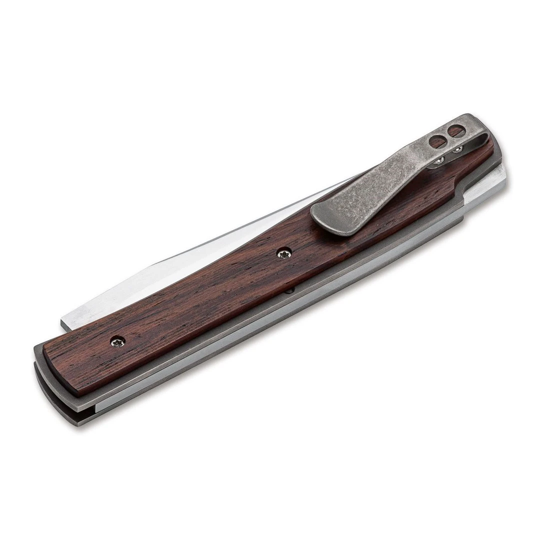 Boker Plus Urban Trapper Backlock Cocobolo Folder Knife, Satin Blade 2 Boker Plus Urban Trapper Backlock Cocobolo Folder Knife, Satin Blade - Image 2