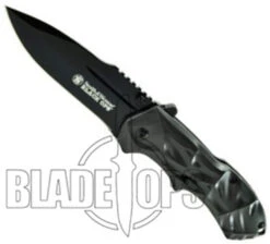 Smith & Wesson Black Ops Spring Assist Knife, Grey Handle, Tactical Black Drop Point, SWBLOP3 5 Smith & Wesson Black Ops Spring Assist Knife, Grey Handle, Tactical Black Drop Point, SWBLOP3 -Knife Sales Store SWBLOP3 4 08202.1533222166