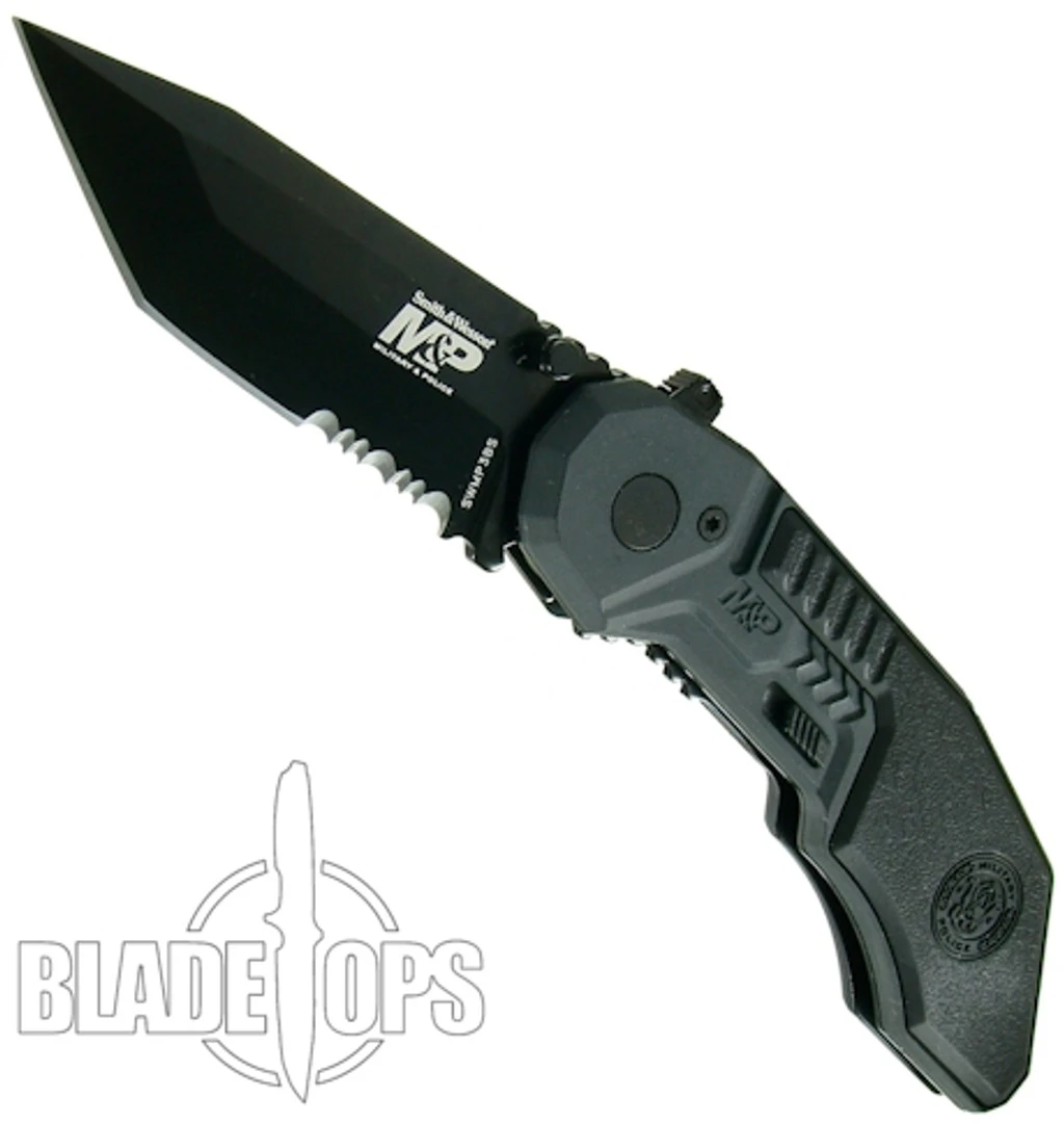 Smith & Wesson Military & Police MAGIC Assisted Knife, Black Combo Blade, SWMP3BS 3 Smith & Wesson Military & Police MAGIC Assisted Knife, Black Combo Blade, SWMP3BS - Image 3