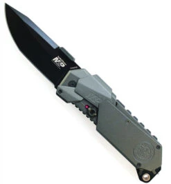 Smith & Wesson MAGIC Assist Knife, Black Plain Clip Blade, SWMP9B -Knife Sales Store SWMP9B 4 00460.1533221972