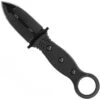 TOPS Knives TOPS ICED-02 I.C.E. Dagger Fixed Blade Knife, 1095 Carbon Black Blade