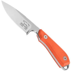 White River Knives Orange M1 Pro Fixed Blade Knife, S35VN Stonewash Blade